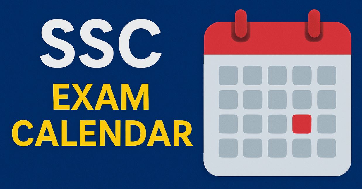 SSC Exam Calendar 2025