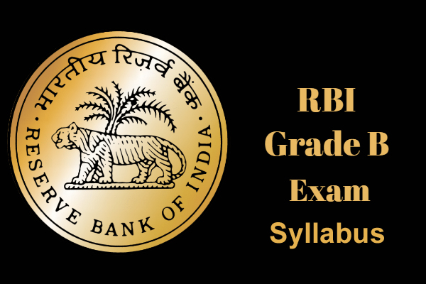 RBI Grade B Syllabus 2026