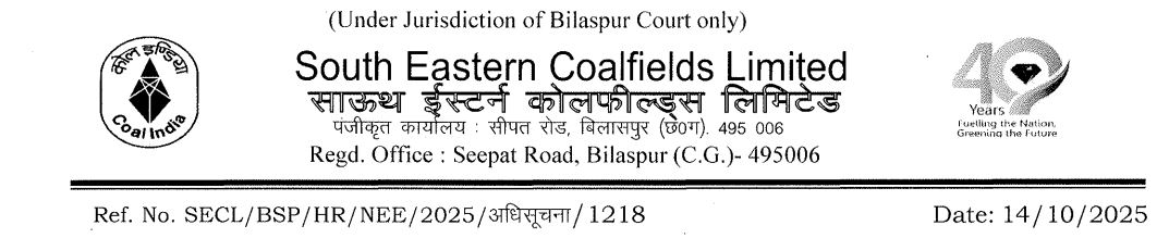 SECL Assistant Foreman Recruitment 2025